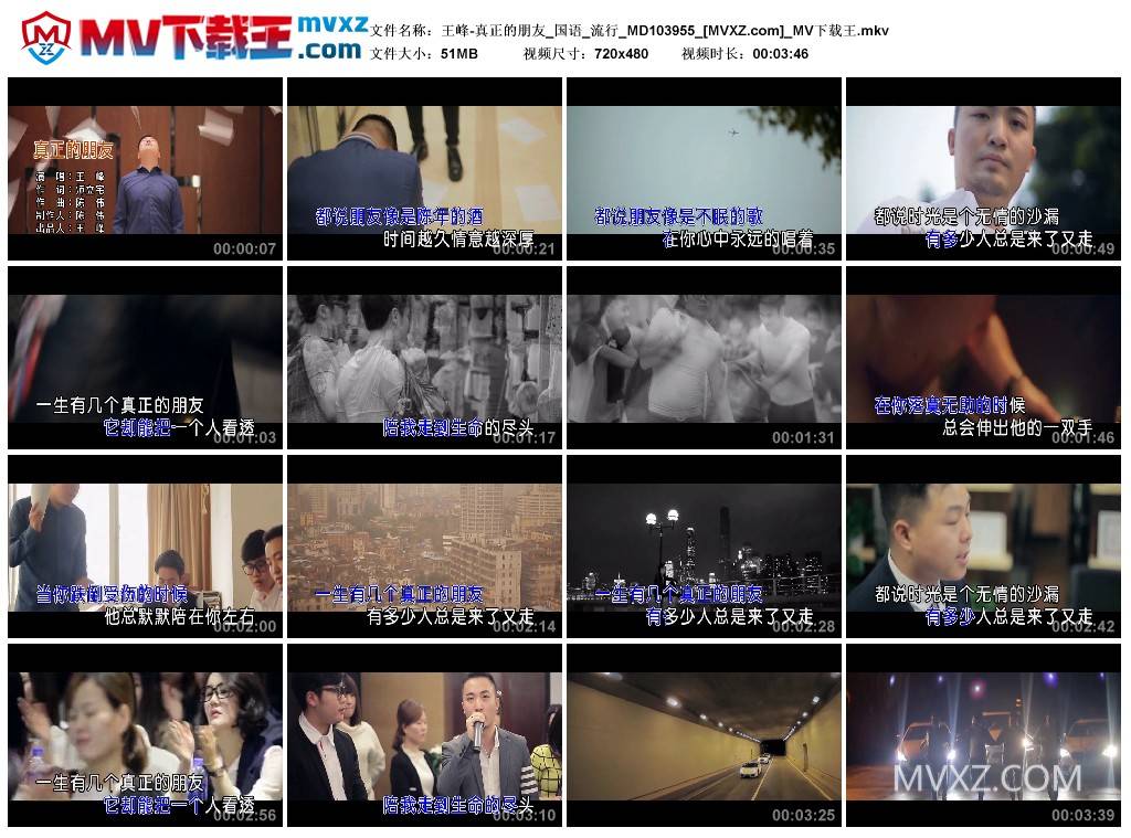 王峰-真正的朋友_国语_流行_MD103955